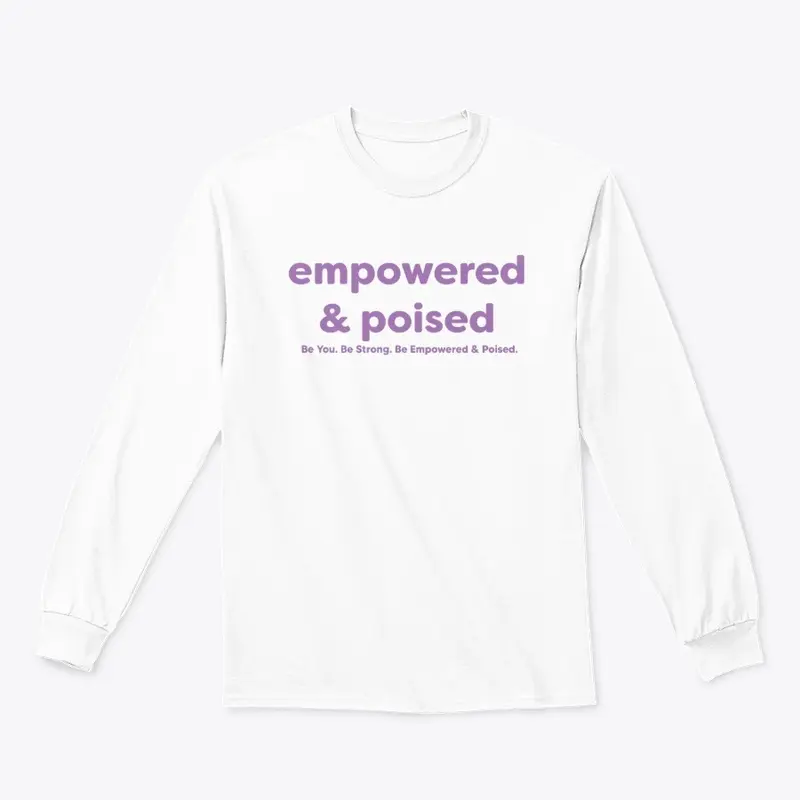 Long Sleeve Crewneck (Purple Logo)