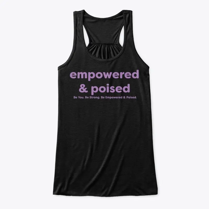 Racerback Tank Top (Purple Logo)